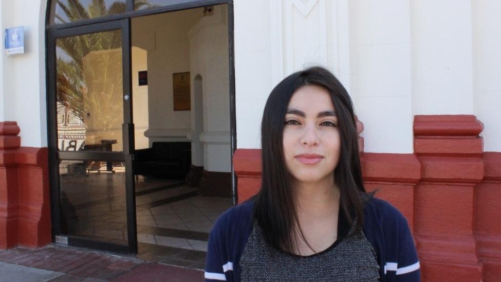 Carol Lastarria, alumna de antropología de la Universidad Austral de Chile