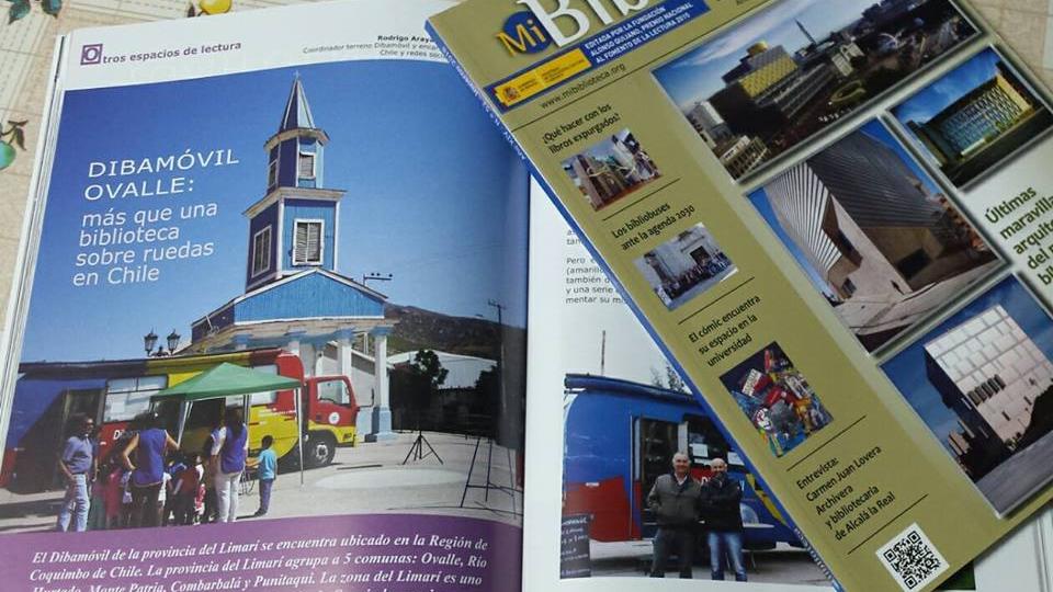 La destacada revista española especializada en bibliotecas "Mi biblioteca" destacó en 5 páginas labor del bibliobus dependiente del Museo del Limarí.