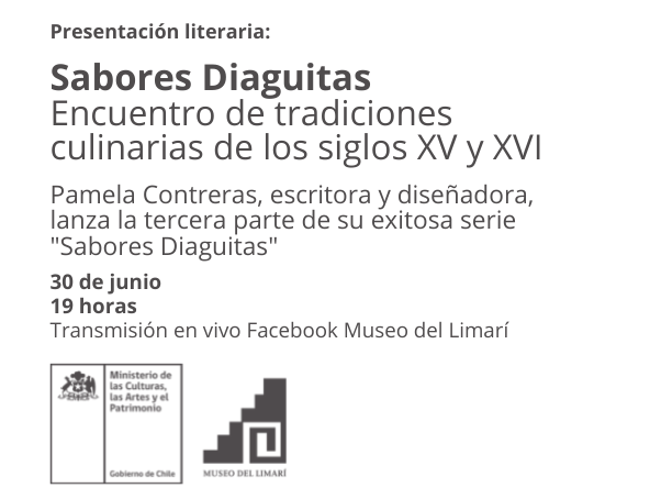 Presentación virtual libro Sabores Diaguitas en cuenta Facebook Museo del Limarí