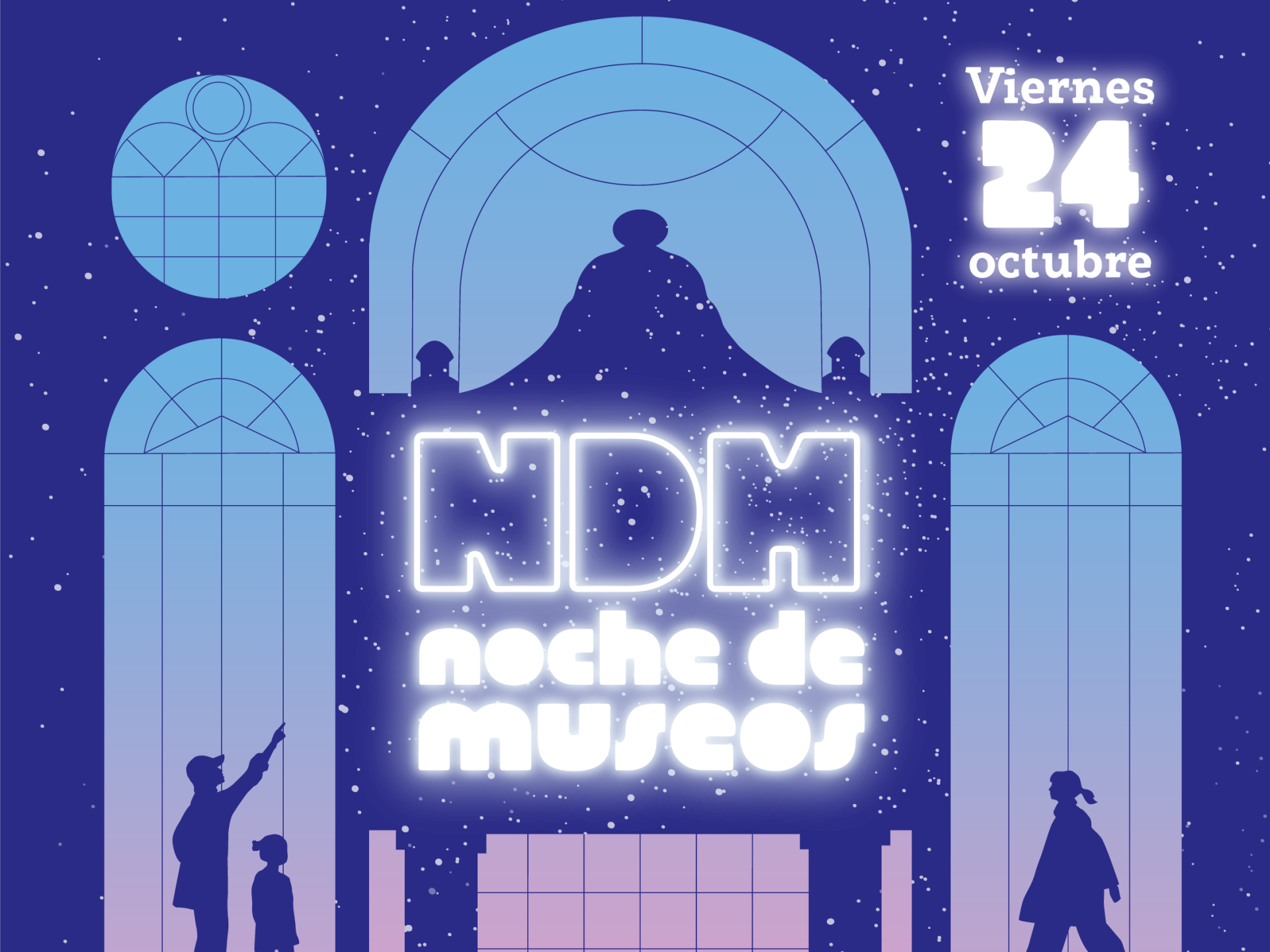 La noche de museos es un evento nacional