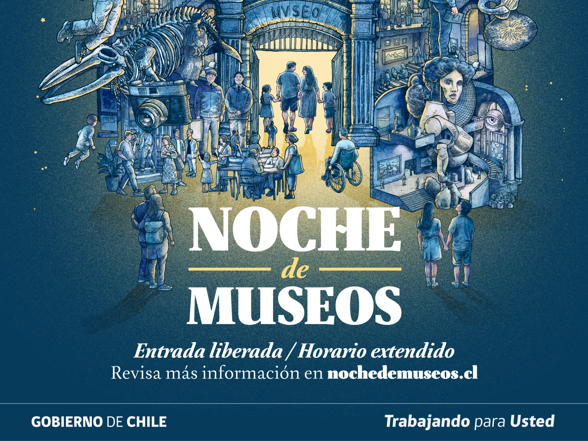 La actividad busca abrir museos en horarios especiales