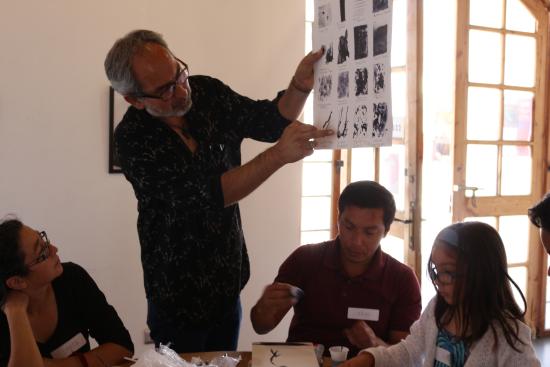 Taller de arte didáctico realizado en el Museo del Limarí