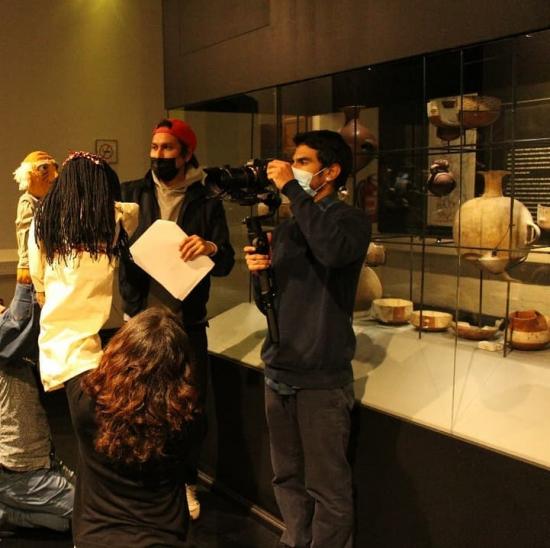 Los títeres serán guía de los niños en un recorrido por la sala del museo del Limarí.