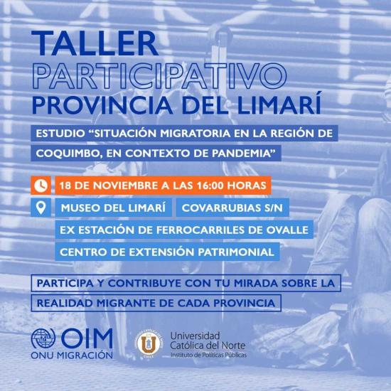 El taller participativo está dirigido a funcionarios públicos y migrantes