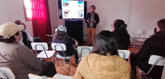 El arqueólogo en la ponencia desarrollada en Ovalle