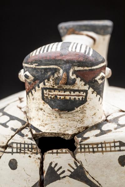 Jarro pato (detalle del rostro)